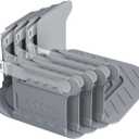 Bed Sheet Holders for Corners Keep Sheets Firm & Tight, Secure Fitted Sheet Holders for Corners, Sheet Fasteners with Lock Straps, Durable Bedding Clips (4Pack, Grey)