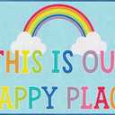 This Is Our Happy Place Area Rug, 16" x 23"