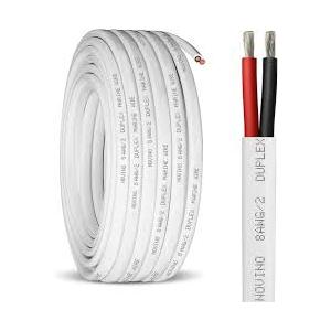 8 Gauge Marine Wire 8 AWG 20ft Duplex Marine Grade Wire Tinned Copper Heavy Duty Sheathed Cable for Boat/Automotive/RV/Camper/Trailer