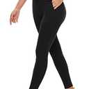 FULLSOFT Buttery Soft Black Leggings with Pockets for Women - High Waisted Tummy Control No See Through Workout Clothes for Women Yoga Cycling Pants Fitness Clothing(Black(with Pockets),L-XL)