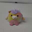 Squishmallows Original 12-Inch Delenne The Rainbow Tie-Dye Dog with Party Hat - Official Jazwares “Happy Birthday” Plush (Medium-Sized