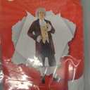 Morph Benjamin Franklin Costume With Wig Founding Fathers Costume Adult Colonial Outfit Men Ben Franklin Outfit Men Brown Size M