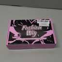 Lativ Dark Brown Wig with Bangs Bob Wigs for Women Short Wavy Curly Shoulder Length Wig 14 Inches Synthetic Heat Resistant Hair for Daily Party Use