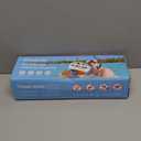 Greatever Dry Snorkel Set, Panoramic Wide View Anti-Fog Scuba Diving Mask, Professional Snorkeling Gear for Adults Kids (Large, Black Blue)