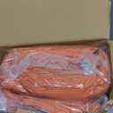 Bedsure King Comforter Set - 4 Pieces Pinch Pleat Bed Set, Burnt Orange Boho Bedding for All Season, 1 Soft Comforter, 2 Pillowcases, 1 Decorative Pillow