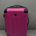 Travelers Club Chicago Hardside Expandable Spinner Luggage, Fuchsia, 20" Carry-On