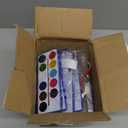 Pack of 24 Watercolor Paint  12 Washable Paint Palettes (2oz/each)  Water Color Paint Sets for Kids  Ideal for Art Projects, School, Classrooms, and Home  Vibrant Colors and Easy CleanUp