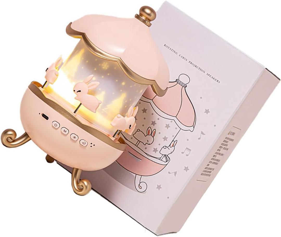 Rechargeable Projector With 12 Scenes Adjustable Color Temperatures And Soothing Music Box For Ambients Lighting Companion Star Light