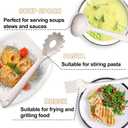 Kitchen Utensils Set, Umite Chef 22Pcs Silicone Cooking Utensils Set, Heat Resistant Silicone Kitchen Spatulas Set with Holder, White Cooking Gadgets Tools Set for Nonstick Cookware, Dishwasher Safe