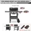 7638 Spirit Grill Grates Replacement for Weber Spirit II E-310 E-330 GS4 Grill Parts Weber Spirit E310 Grill Grate 300 Series 65906 Cooking Grids Weber Genesis Silver B C 1000 5000 Gold B C Part 17.5
