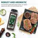 Soeos Himalayan Pink Salt Coarse 39 oz + Organic Black Peppercorns 18 oz, Salt for Grinder Refill, Salt and Peppercorns, Pepper Grinder Refill, Non-GMO Spice Seasoning Set For Cooking (57 Ounce (Pack of 1))