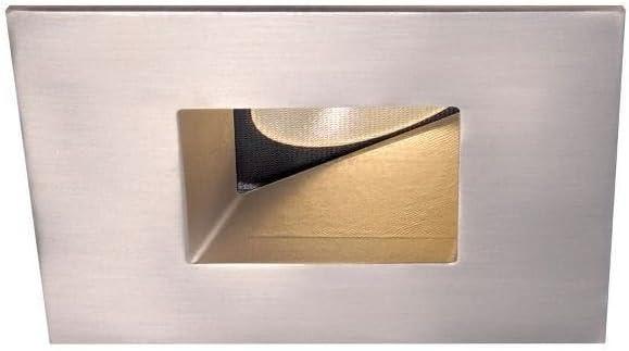 WAC Lighting HR2LEDT509PF840BN Tesla PRO 2" LED Square 0-30 Degree Adjustable Trim with Light Engine 4000K Flood Beam, 45, Brushed Nickel