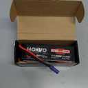 HOOVO 4S 14.8V 80C 6200mAh RC Lipo Battery Hard Case with EC5 Connector for FPV UAV Drone RC Quadcopter Helicopter Airplane Racing (1 Pack)