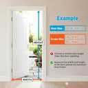 Premium Magnetic Screen Door, Heavy-Duty Reinforced Mesh, Ultra-Dense Weave, Smooth Auto-Close, Pets & Kids Hands-Free, No-Gap Seal