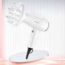 Hair Dryer, 1875W compact Hair Blow Dryer, with diffuser and concentrator, White