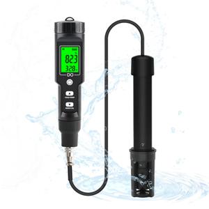 Dissolved Oxygen Meter with ATC,Portable Dissolved Oxygen Test Kit Range 0.0-40mg/L,DO Meter with Electrode Filling Fluid,Water Test Kit for Swimming Pools,Aquarium,Fish Pond.