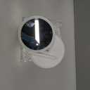 DoubleFill 6 Pcs Spa Party Mirrors Gifts Sleepover Party Favors Make up Table Mirror for Women Girls Mothers Day Accessory Sleepover Supplies Bridesmaid Gifts Slumber Birthday Favors(White)