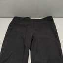 GRAPENT Corduroy Pants for Women High Wasited Straight Leg Elastic Waist Stretchy Casual Work Pants Fall Winter Trousers (XX-Large, Black)