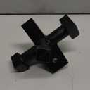 Feekoon 6 Sided Plumbing Cleanout Plug Wrench, Easy to Install and Remove Threaded Drum Trap Tools For Both Slotted or Square Countersunk Cleanout Plugs Drum Traps Heavy Duty Iron (Black)