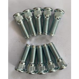 10pcs Front Wheel Lug Stud 610-569 1/2-20 0.627 in. Knurl 1.9 in. Length Replacement for Jeep Wrangler JK, Wrangler, Liberty, Dodge Nitro