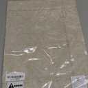 Saro Lifestyle Poly and Linen Blend Hemstitched Table Runner with Hemstitch Border, 16"x120", Natural