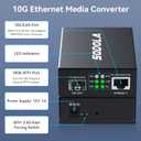 SODOLA 10Gb Ethernet Media Converter