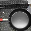 Tramontina Professional 12-Inch Non Stick Large Frying Pan, Heavy-Gauge Aluminum Skillet with Reinforced Nonstick Coating, Red Handle, Dishwasher and Oven Safe