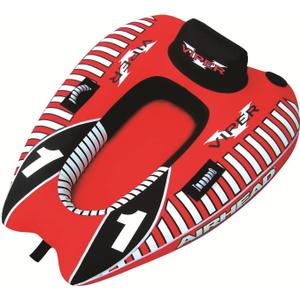 Airhead Viper Towable 1-3 Rider Models, Tube for Boating and Water Sports, Heavy Duty Full Nylon Cover