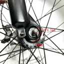 20''x4.0 Fat Bike Front Wheel Double Wall Rim with Puncture Resistant Tire All Terrain Bolt On and Hub 36x12G Spokes Black Alloy Aluminum Snow Bicycle Folding Fatbike Wheel Assembly