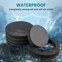 NuIth 6.5 inch Speaker Foam Rings, 6.5Foam Speaker Enhancer, High Rebound Sponge Bass Blocker Kit, Self Adhesive Car Door Speaker Foam Baffles Enhancer, 4PCS