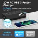 3 Outlet Desk Clamp Power Strip with 4 USB Ports - Desktop Edge Mount Surge Protector - Clamp on Power Strip USB C 20W - Desk, Men, Hotel, Home, Office, Gaming, Phone, Computer, Electronic Accessories