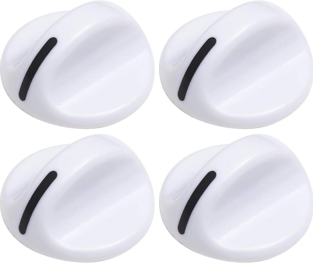 BlueStars Upgraded 131965300 Dryer Timer Knob Replacement Part - Compatible with Frigidaire Electrolux Dryers - Replaces 131666601 131666604 131666606 - PACK OF 4