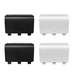 4 Pack One Controller Battery Cover for Xbox One, One S/One X Controller Battery Back Cover [NOT for Xbox Series X/S], Battery Back Shell Covers for Xbox One, One S, One X Controller(White/Black)