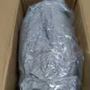 CozyLux Full Size Comforter Sets - 3 Pieces Grey Soft Luxury Cationic Dyeing Bedding Comforter for All Season, Gray Breathable Lightweight Fluffy Bed Set with 1 Comforter and 2 Pillow Shams