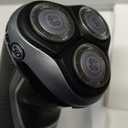 Philips Norelco Shaver 3900 Series, Wet and Dry Electric Shaver, P-Cap, Travel Pouch, Charging Stand, Storm Blue, Model S3341/92 (Silver New)