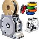 3D Filament Respooler, Electric Spool Winder & Automatic Filament Rewinder - Smart Start & Stop, Adjustable Tension, Industrial Filament Recycler for PLA/PETG/ABS/TPU 3D Printing (Gray)