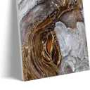 HUANGJW Original paintings on canvas, large murals, picture frames, abstract murals,picture for bedroomfor the gorgeous look of the apartment12x16inch (red-8)