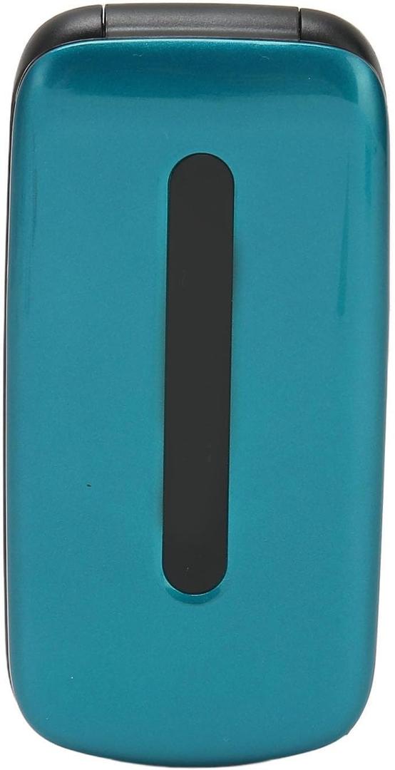 Tangxi 2G GSM Unlocked Flip Phone for Seniors, Dual SIM Big LED Unlocked Basic Cell Phone, with SOS, Flashlight, Speaker, for Kids (US Plug) (Blue)
