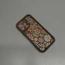 Lovmooful Compatible for iPhone 15 Pro Max Case Aesthetic Cute Color Flower Floral Leaf Design for Girls Women Soft TPU Shockproof More Protective Girly for iPhone 15 Pro Max Case-Brown