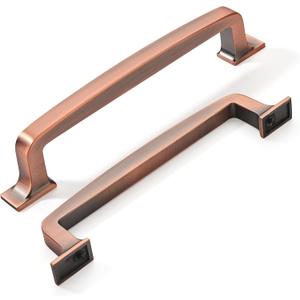 Khtumeware 2 Pack 5 Inch Antique Copper Cabinet Pulls - Drawer & Cabinet Handles