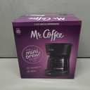 Mr. Coffee 5-Cup Mini Brew Switch Coffee Maker, Black