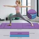 HAHE 7-Fold Design Extra Thick Yoga Mat 72"L x 24"W x 0.47", TPE