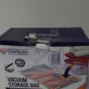 Clear Space Vacuum Storage Bags for Clothing Comforters and Blankets, Space Saver, Travel Bag for Luggage (Clear, 21)