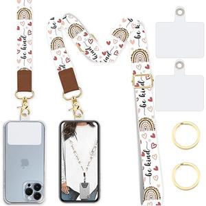 Phone Lanyard Wrist Strap Crossbody Adjustable, Cell Phone Lanyard for Around The Neck Shoulder Wristlet Strap
