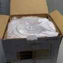 ARTLAND Simplicity Cake Stand with Straight Sided Dome - Flawless Glass, Tall Cake Friendly, Secure Design, Elegant Craftsmanship, Gift Ready, Durable, Designed