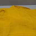 Cotton Curtains Long Durable Grommet with 2 panels 84 Length X 52 Width Inches Yellow| Sheer Backdrop Window Curtain|Livingroom|Bedroom|Kitchen Decor Soft Pre-Washed Semi Black-out| Shading Drapes