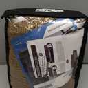 TAOCOCO Recliner Sofa Covers 8-Pieces Stretch Large Couch Covers for 3 Seats Reclining Slipcovers Soft Jacquard Pattern Furniture Protector (Khaki)