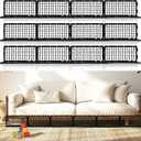 12 Pack Under Couch Blocker,Under Bed Blocker for Pets Plastic Stopper,Couch Guards Gap Bumper Stop Things Going Under Bed or Sofa Couch (6.6" H x 14.5" L)