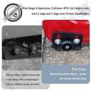 Universal Roller Skid Snow Thrower Shoes | 490-241-0038 Snow Blower Skid Shoes W/Hardware, for Craftsman, MTD, Cub Cadet, Fits Most 2-Stage and 3-Stage Snow Thrower Snowblowers