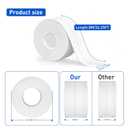 White Caulk Tape Self Adhesive Waterproof 1.97" x26.25Ft, Bathroom Peel & Stick Caulking Tape for Floor Tile Corner Trim & Shower, Toilet Bathtub Caulking Sealant Strip for Kitchen, Countertop, Sink